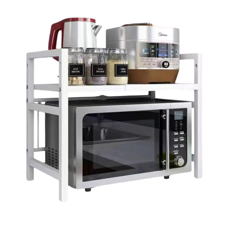 ESTANTERIA MICROONDA DE METAL AJUSTABLE Soporte de estante para microondas multifuncional , ESTANTE Extensible COCINA especiero, estante horno Estante de almacenamiento Estante para condimentos 2 blandas o 1