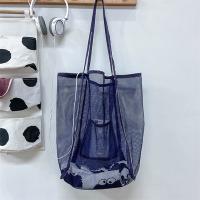 Bolsa De Playa Para Mujer Extra Grande Capacidad Con Diseño Sencillo Organizador De Viaje Para Juguetes De Arena Y Picnic - details 6