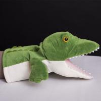 Puppets De Peluche De Cocodrilo Para Niños Juguetes Suaves Y Divertidos Para Juegos De Pretendimiento Regalo Para Niños Tamaño 28CM - details 0