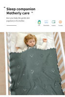 Manta Bebé De Algodón Ultra Suave 90x70cm Para Niños Y Niñas Recién Nacidos Manta De Cómodo Para Calefacción De Cuna Y Silla De Paseo Pañalera De Cuatro Estaciones - details 2