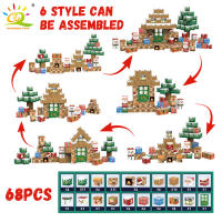 Juguete Sensorial 3D De Navidad Casa En Árbol Bloques Magnéticos DIY Cubo De Magnetismo Mundo De Santa Claus Yegua Regalos Para Niños - details 1