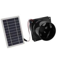 Ventilador De Techo Solar VBESTLIFE Para Invernadero Con Panel Solar Alta Eficiencia Y Ahorro De Energía Para Tubo Redondo ABS - details 7
