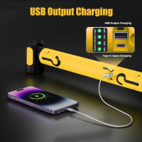Lámpara De Trabajo Magnética Super Brillante Con Batería Recargable De 5200mAh Para Reparación De Coches Y Luz Exterior - details 3
