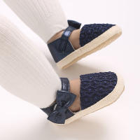Zapatillas De Verano Para Bebés Niñas 0-18M Con Lazo Casual Sandalias Suave Cómodas Para Primeros Pasos Material Transpirable Tela Y Algodón - details 56