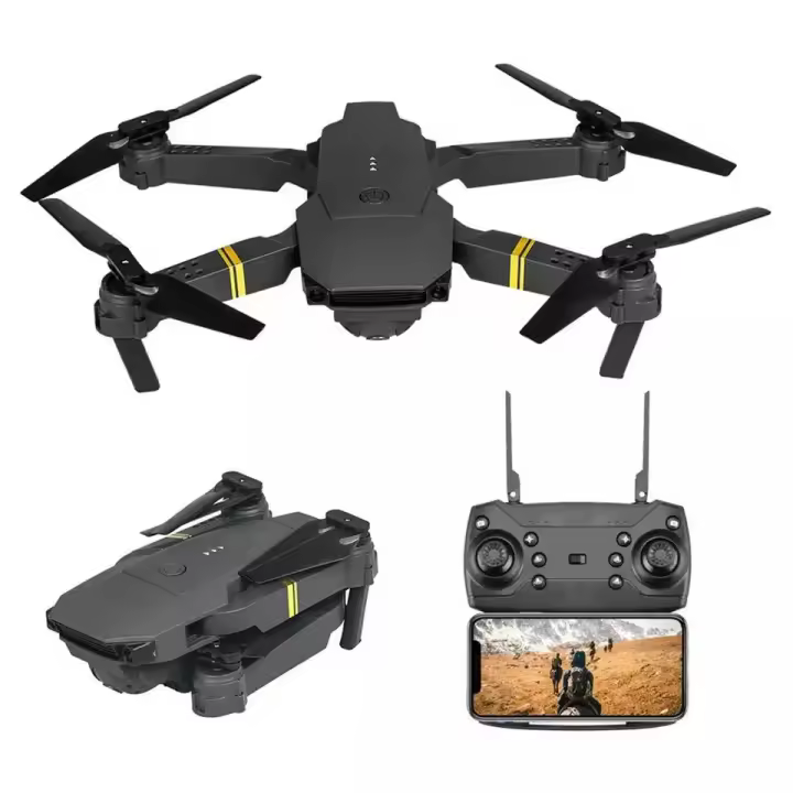 Mini Dron teledirigido E58 para niños, cuadricóptero plegable con cámara HD 720P, Wifi, Fpv, altura fija, juguetes profesionales, regalo - 1