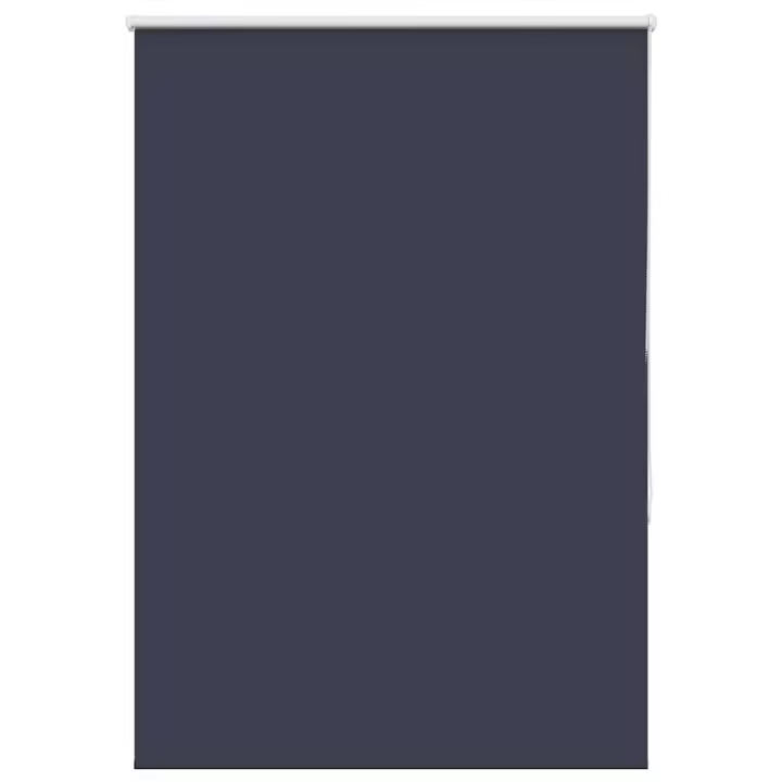 vidaXL Estor Enrollable Opaco marino de Tela en dimension 175 cmx100 cm/175 cmx40 cm/175 cmx45 cm y más | protección solar decorativa para ventanas hogar oficina dormitorio fácil de instalar - 1