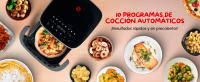 Moulinex Freidora de Aire, Easy Fry XL Surface, 4 L, Superficie XL, 2200 W, 9 Programas Automáticos, 70% Ahorro Energético, Diseño Compacto, Panel Digital, Ventana Visualización, App Moulinex, AL4018 - details 1