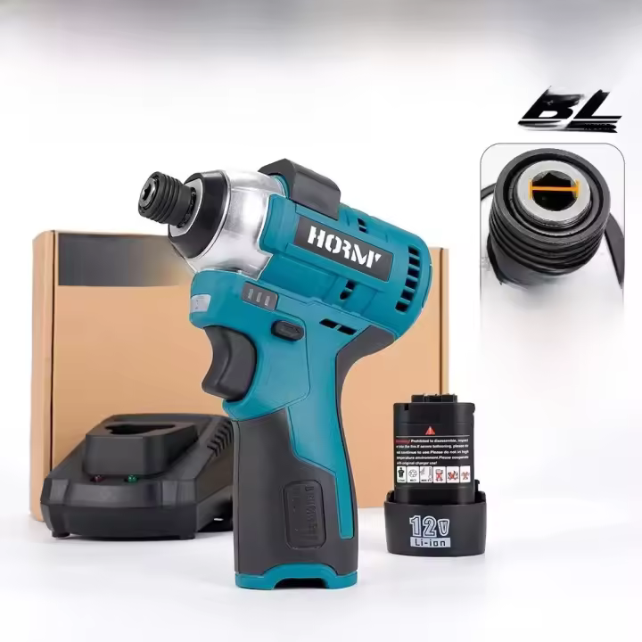 Hormy Mini Destornillador Eléctrico Sin Cable De 120N.m Con Motor Brushless Para Batería Makita 10.8V Herramienta De Fijación 1/4" - 1