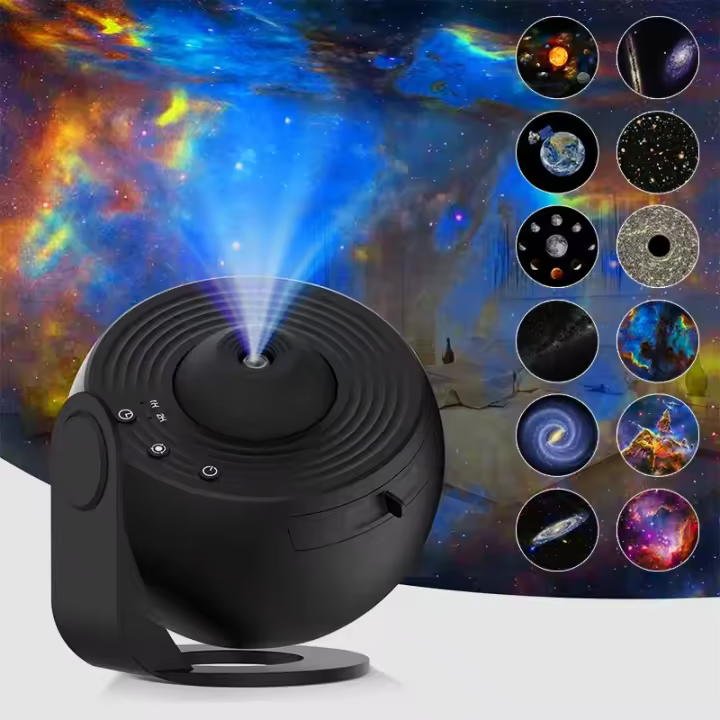 Proyector De Planetario Luz Nocturna Estelar Galaxia Rotación 360 Grados Proyección De Galaxia Para Dormitorio - 1