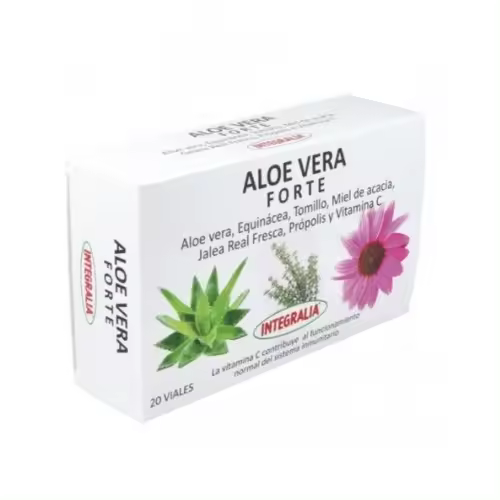 Integralia Aloe Plus 20 Ampollas | Complemento Alimenticio con Jalea Real y Vitaminas - Salud de la Mujer - 1