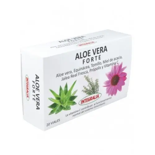 Integralia Aloe Plus 20 Ampollas | Complemento Alimenticio con Jalea Real y Vitaminas - Salud de la Mujer - 1