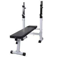 vidaXL Banco de entrenamiento de fitness y musculación recto - details 0