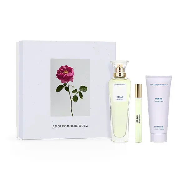 ADOLFO DOMINGUEZ Estuche Agua De Rosas 1UD Eau de toilette para Mujer     【ROUA】 - 1