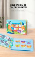 Libro De Actividades Para Niños 1pc Enseñanza Montessori De Pegatinas Y Operaciones De Papel Tablero De Operación Libro De Aprendizaje Para Bebés Y Niños - details 8