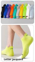 5 Pares De Calcetines De Algodón Para Hombre Verano Respirables Y Transpirables Estilo Calle Moda Y Cómodos Calcetines De Bote - details 7