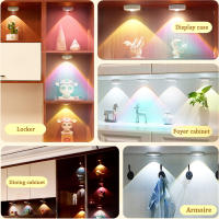 Lámpara De Escritorio Magnética Colgante En Color LED Para Armario Y Ambiente Luz De Noche Forma Estelar Sin Bombillas Incluidas - details 2