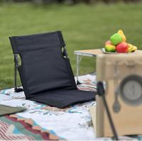 15.37*15.35*26.77 in Sillón plegable para jardín y playa al aire libre, silla plegable portátil, silla de césped con tapete para el suelo, silla para acampar con cojín suave y respaldo - details 1