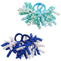 15 Pares De Cinturones Para El Cabello De Niñas Accesorios De Cabello Elásticos Y Ribbons Grosgrain Con Lazos Soporte Para Cola De Caballo - details 3