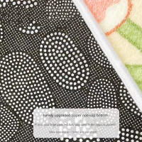 2pcs Alfombra De Cocina De Velvet De Cristal Absorbente Y Antiadhesivo Alfombrilla De Cocina De Poliéster 100% Mecánica Lavable - details 2