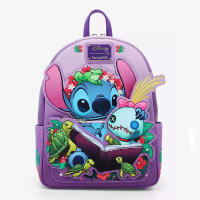 Nueva Mochila Mini De Disney Lilo & Stitch Con Stitch Leyendo Para Damas Mochila Casual Para Halloween Regalo Sorpresa - details 0