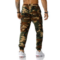Nuevos Pantalones De Entrenamiento Casual Para Hombre Con Múltiples Bolsillos Camuflaje Para Deporte Al Aire Libre Running Y Fitness - details 6