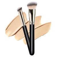 Juego de 2 pinceles de maquillaje, que incluye 1 pincel angular para corrector de los Ojos Y 1 pincel para Polvos, pincel portáthil para el bajo de los Ojos con Das, corrector de los ojos - details 0
