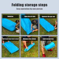 Sofá Inflable Portátil Para Playa Viajes Camping Picnics Festival De Música Durable Y a Prueba De Agua Con Diseño Anti-Deflación - details 2