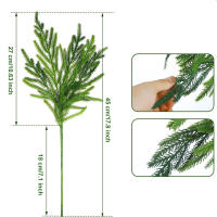 Rama De Pino Artificial Norfolk Suave Y Real Para Decoración De Navidad En Hogar Y Salón De La Chimenea Y Mesa - details 5