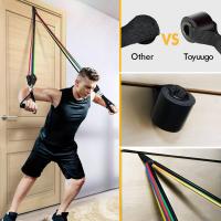 Set De Bandas De Resistencia 7 Piezas Accesorios De Gimnasio Portátiles Para Casa Ejercicios Elásticos De Goma Para Fitness Y Fortalecimiento Muscular - details 7