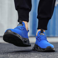 Zapatillas De Deporte Para Hombre YRZL Suela De Goma Transpirables Ligeros Zapatillas De Correr Negro Tenis De Caminar Aire Mesh Antideslizantes Para Verano - details 15
