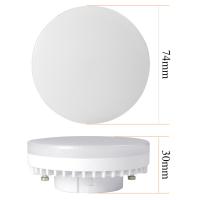4 piezas Gx53 Led proyector 9W Blanco cálido 3000K, 900lm, AC 230V, gx53 Cfl equivalente 15-18W, 120 bombilla reflectora, no regulable [CLASE DE Energía A +] - details 0
