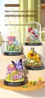 Juego De Construcción De Bloques Insectos Y Flores Set De Abeja Mariposa Y Plantas Con Cubierta Antisuciedad Juguetes DIY Para Niños Regalos De Navidad Educativo Y Divertido Para Adolescentes Y Adultos - details 0