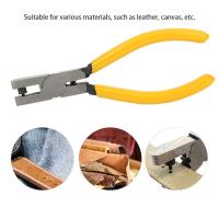 Perforadora de cuero, Perforadora de cinturón, alicates para perforar Relojes, OJAL Amarillo, reparaciones de reparación Manual para cinturón de cuero - details 1