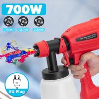 Pulverizador de pintura eléctrico de alta potencia, olor a pintura automático, aerógrafo recubierto de acero para muebles, pulverizador de pintura fácil, 1000ml - details 0