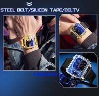 Reloj De Cuarzo Para Hombre SANDA 6163 Con Pantalla Dual Resistente Al Agua Y Contador De Retroceso En Acero/Librea/Rubber - details 13