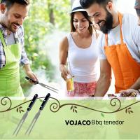 2 Pcs Palillo De Carvado De Acero Inoxidable De 10 Pulgadas Para Barbacoa Herramientas De Cocina Resistentes Al Calor Fácil De Limpiar - details 5