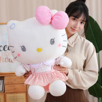 Muñeca De Peluche Sanrio Hello Kitty Anime Suave Almohada Regalo De Cumpleaños Para Niñas Muñeco De Hello Kitty Kawaii De Plushier - details 4