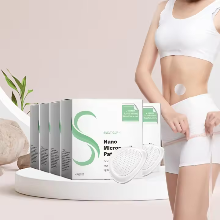 4 parches de microagujas, sistema de microagujas ProRenew HA+, parches faciales rejuvenecedores de hidrogel SkinLuxe (paquete de 5) - 1