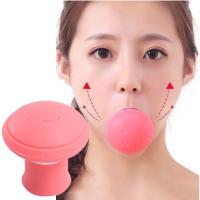 Ejercitador De La Mandíbula Facial Silicone V Levantador De Pecho Doble Barba Mejorador De La Piel Eliminador De Grasa Musculador De Chewing Balón Firmador De Expresión - details 0