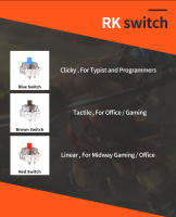 Teclado Mecánico RK Royal Kludge RK837 Tri-mode BT 5.0/2.4G/USB-C 68 Teclas RGB Backlit Hot-swappable Para Gamer Con Conexión Inalámbrica Y Cable - details 8