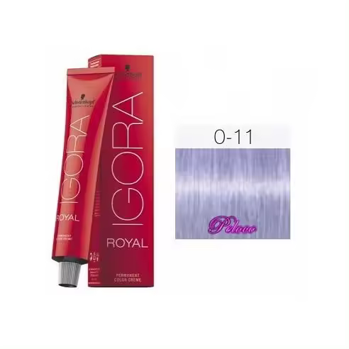 Tinte Igora Royal 0-11 Concentrado Antiamarillo 60 ml. Schwarzkopf - 1