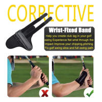 Entrenador De Swing De Golf Con Almohadilla Para Muñeca Herramienta De Entrenamiento Para Corrección De Postura Y Alineación De Movimiento Fácil Accesorio De Práctica De Golf - details 5