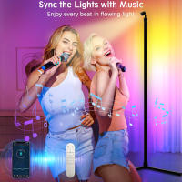 Lámpara De Piso Inteligente RGB LED Con Control De Atardecer Y Sincronización De Música Cambio De Color Luz De Ambiente Para Escritorio Decoración De Navidad - details 16