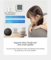 Sensor De Temperatura Y Humedad Tuya Con Pantalla LCD Digital Mini Control Remoto Bluetooth Compatible Con APP Smart Life Google Assistant Alexa - details 14