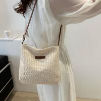 Bolso De Hombro De Paja Para Mujer Moda Verano Bolso Bandolera De Playa Vacaciones Compras Bolsos Mensajeros Para Mujer - details 8