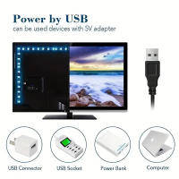 Tiras LED USB Bluetooth Control Por App Luzes RGB Flexibles Para TV Decoración De Habitaciones Fita Diode 5050 Para Retroiluminación De TV - details 5