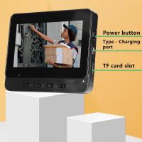 Timbre de vídeo inalámbrico con cámara 1080p con pantalla de vídeo IPS de 4,3 pulgadas, audio bidireccional, visión nocturna, impermeable ip65, 70 ° de ancho, sin wifi - details 6
