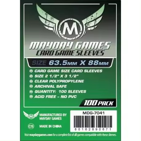 Fundas Mayday Games TamaÃ±o Standard 63.5 x 88 mm - 1