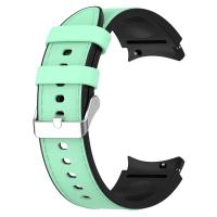 Correa De Reloj Samsung Galaxy Watch 7 6 5 4 pro Classic 47 43mm 46mm 40mm 44mm De Silicona Y Cuero Reemplazo De Pulsera Unisex - details 20