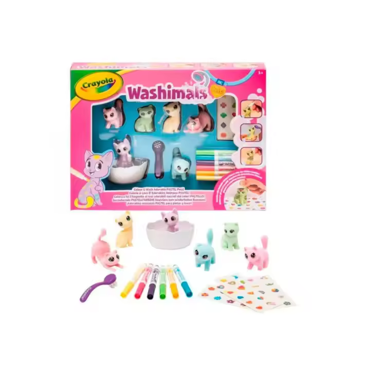 Crayola Nuevo Set De Baño Juguete Educativo Washimals - 1
